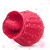 CR-Niannujiao tongue licking sucking vibrator rose red