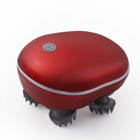 Electric Pet Massage Instrument Scalp Dragon Scratch (Color: Red)