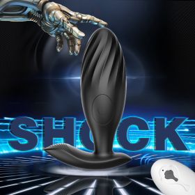 Anal Plug Sex Toys for Woman Wireless Remote Control Vibrating Eggs Dildo Clitoris Stimulator G- Spot Vibrators for Women (Color: Black-no box)